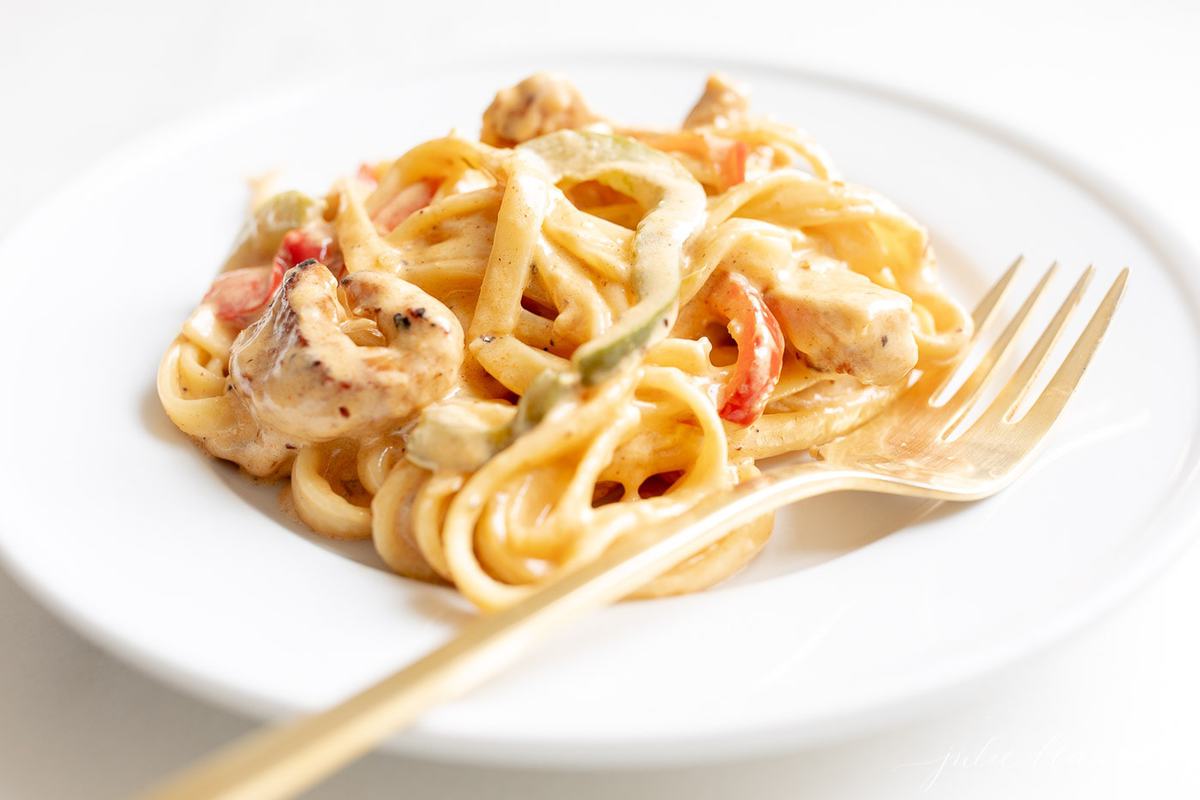 chicken pasta in Cajun Cream Sauce