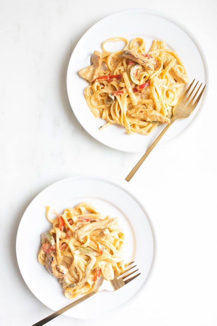 creamy chicken pasta with cajun sauce