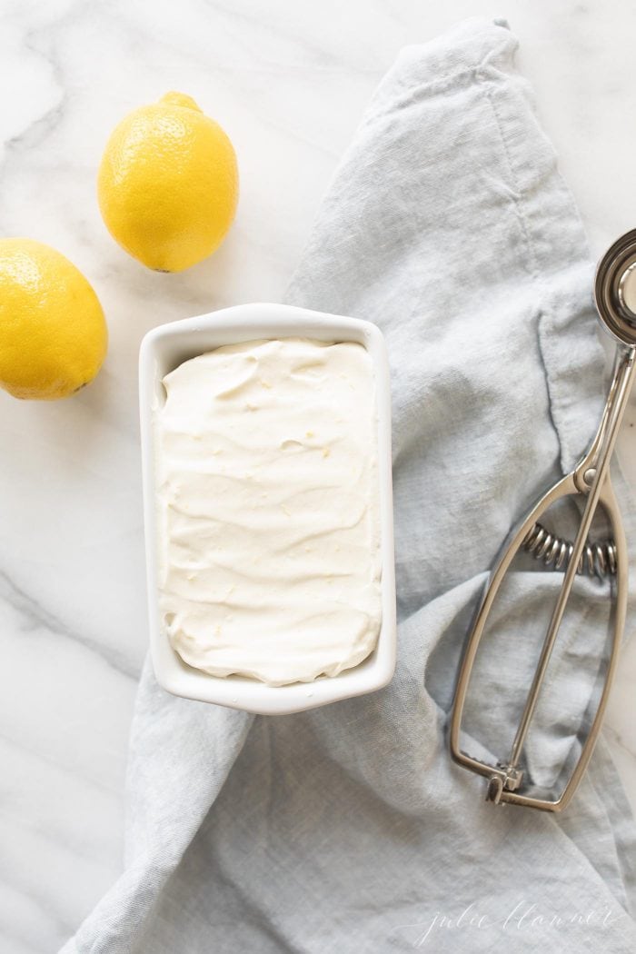 lemon ice cream recipe
