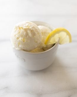 lemon ice cream