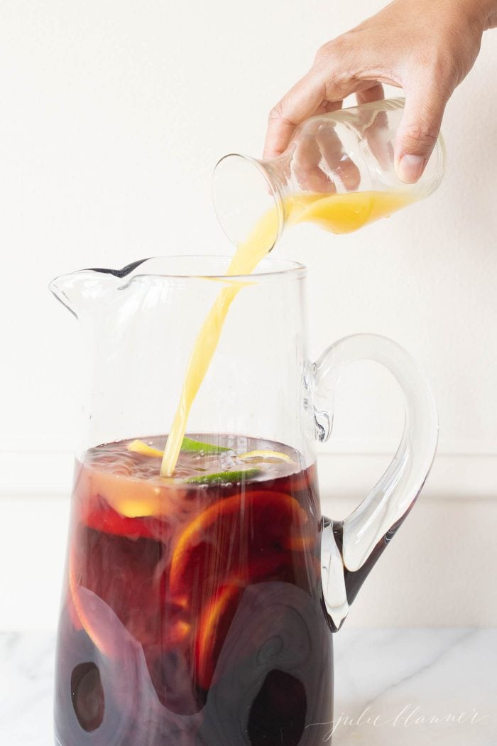 The Best Spanish Sangria Punch Julie Blanner