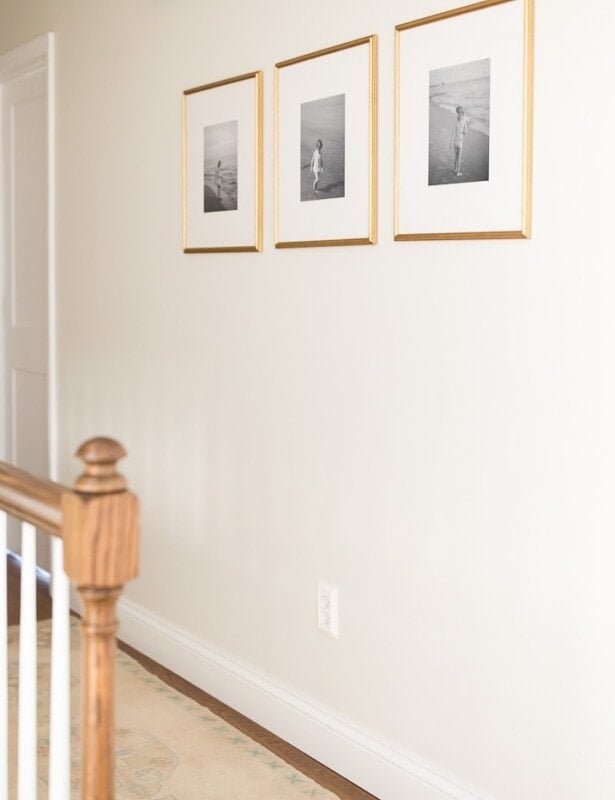 painting trim white with cream walls
