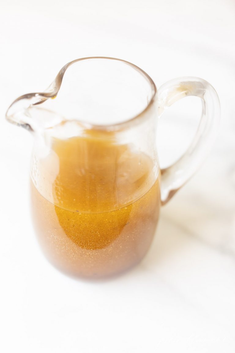 Easy Four Ingredient White Balsamic Vinaigrette Dressing Julie Blanner