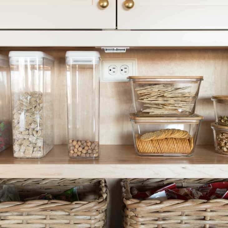 pantry organized back to school