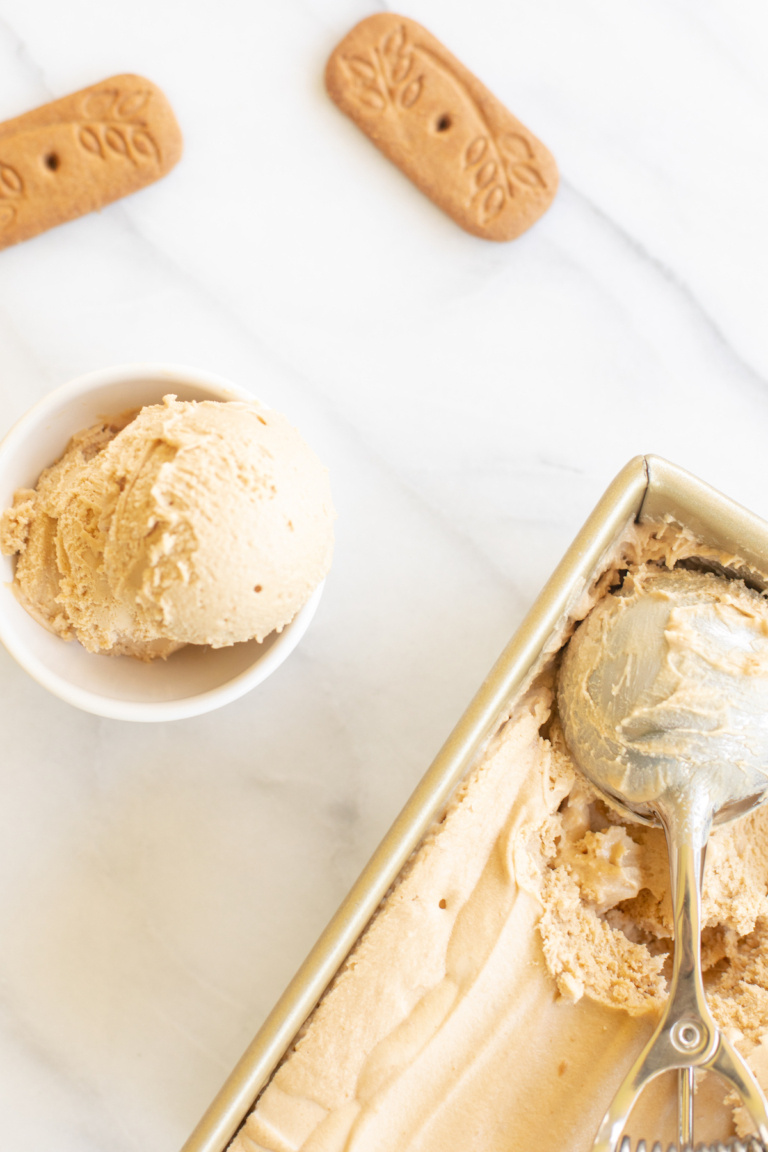 Creamy Cookie Butter Ice Cream Julie Blanner