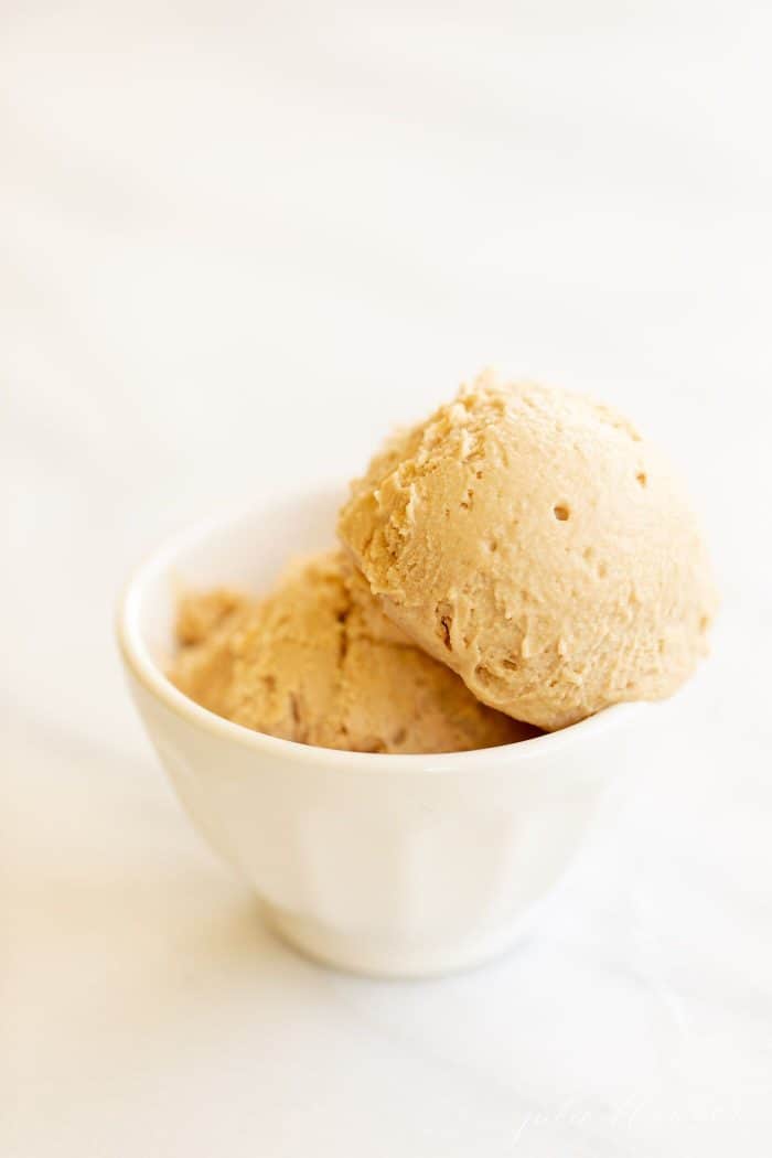 Creamy Cookie Butter Ice Cream | Julie Blanner