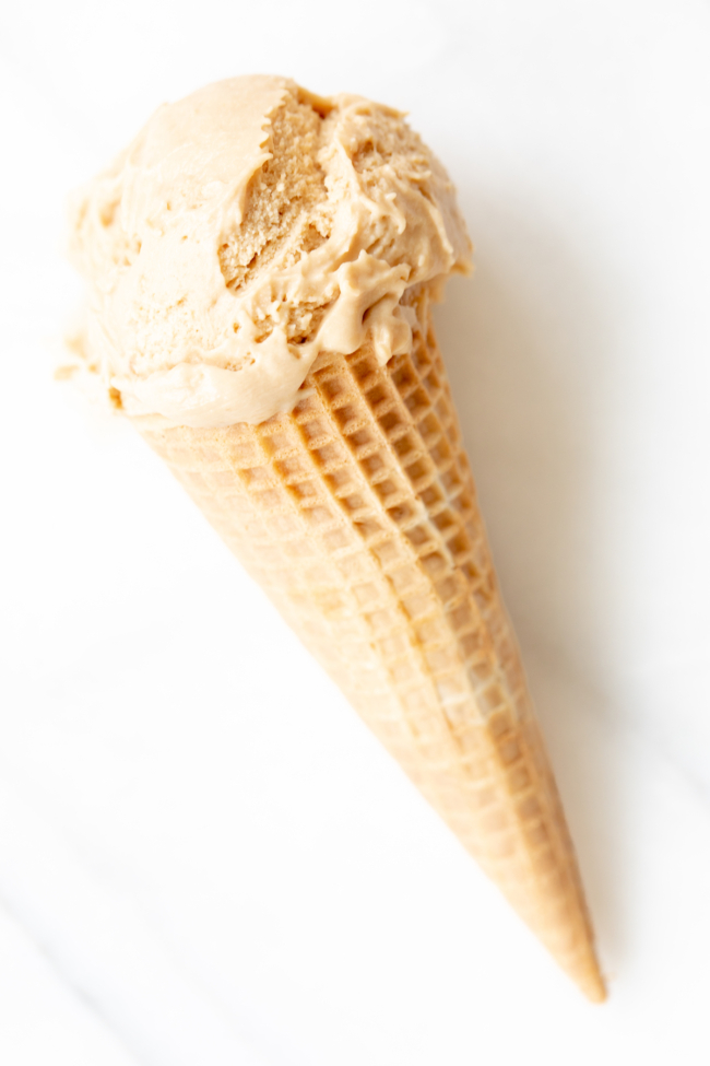 Creamy Cookie Butter Ice Cream | Julie Blanner