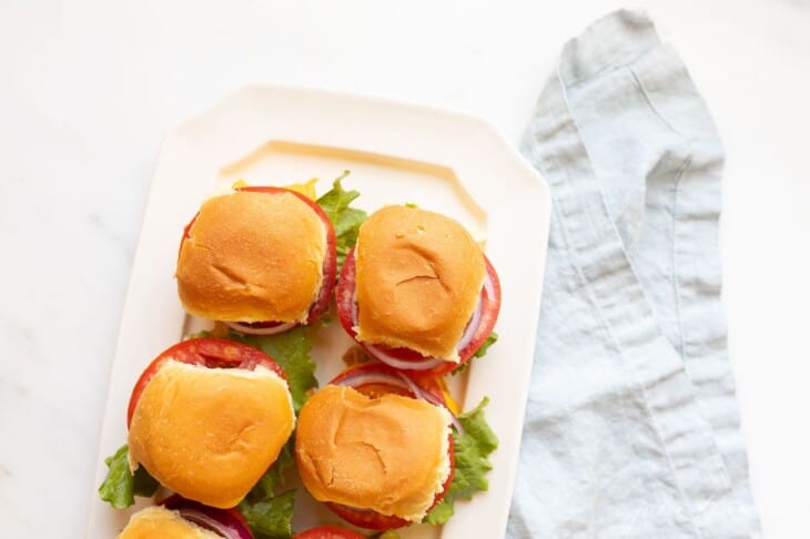 How To Make Burgers In The Oven | Julie Blanner