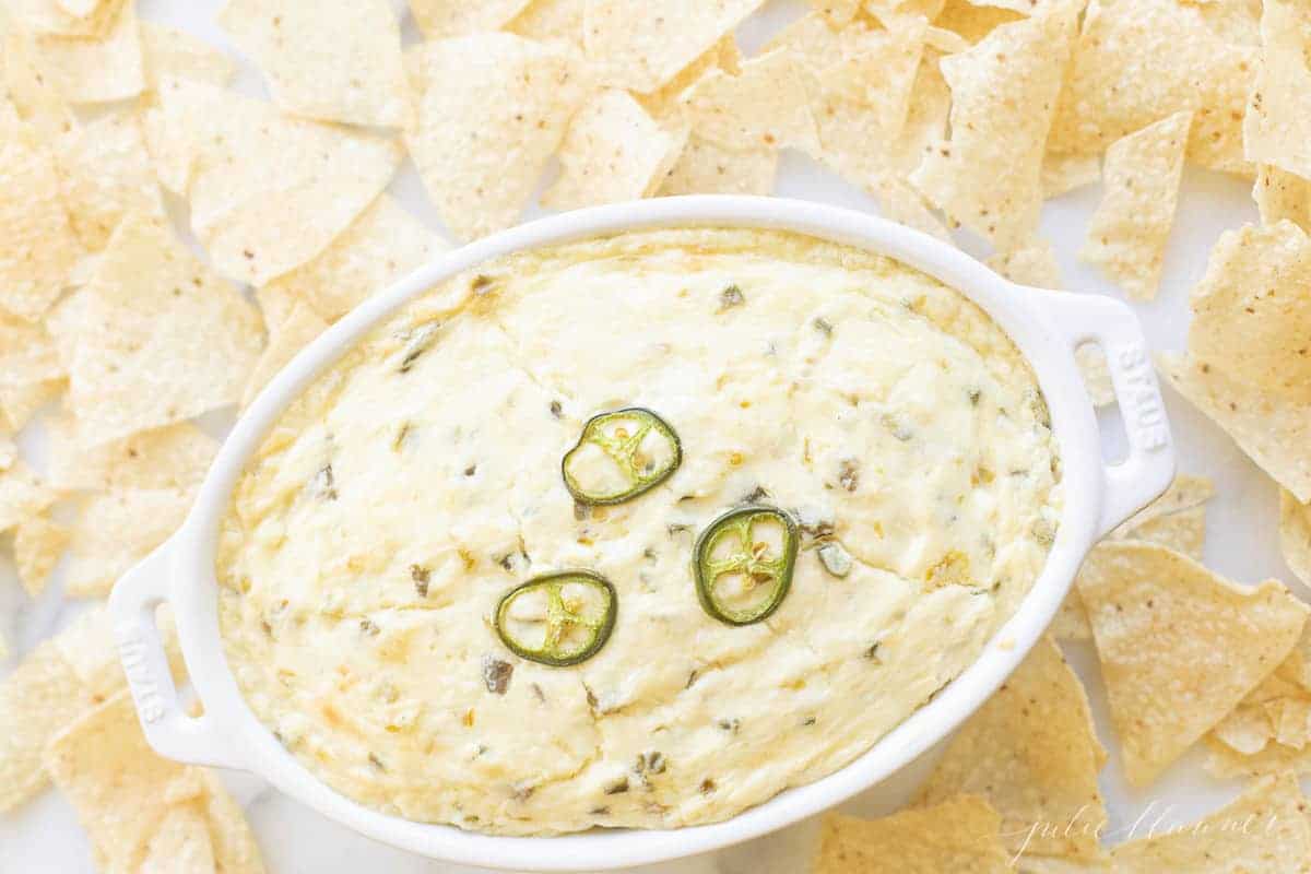 jalapeno dip just out of the oven