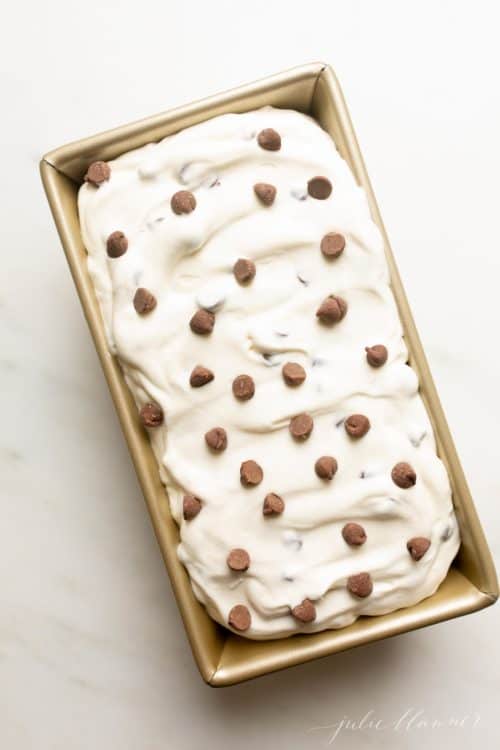 no churn chocolate chip ice cream