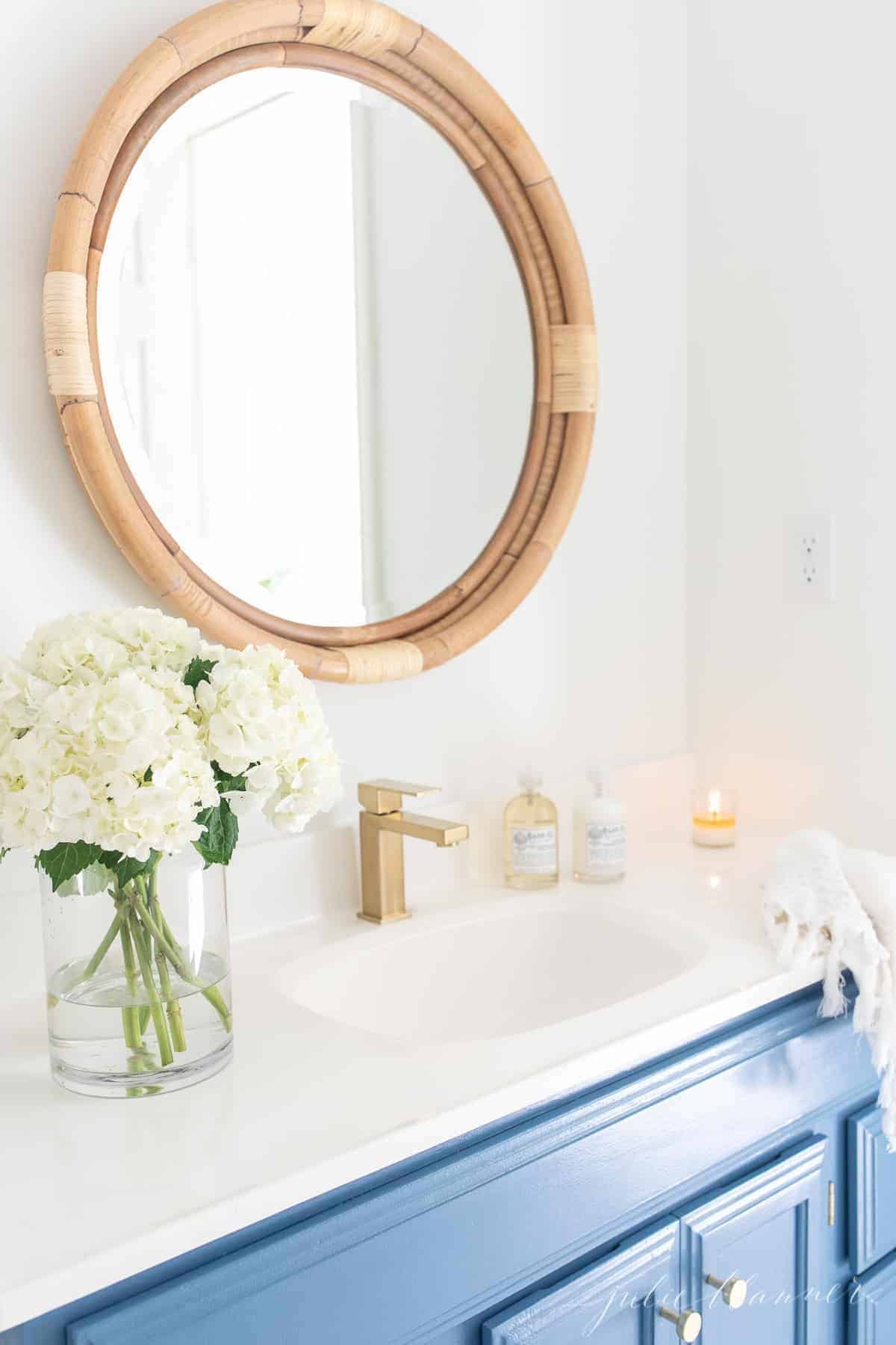 Before And After Nautical Bathroom Decor Paint Color