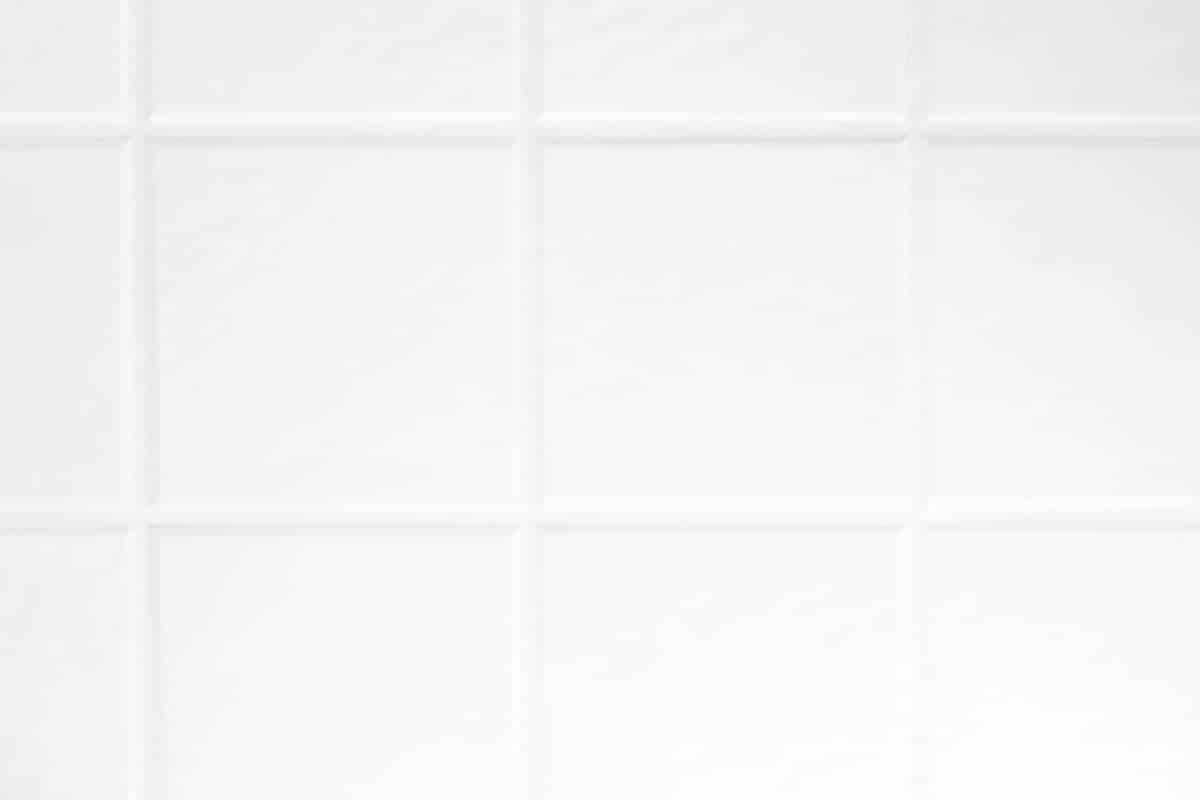 white tile with white tile grout