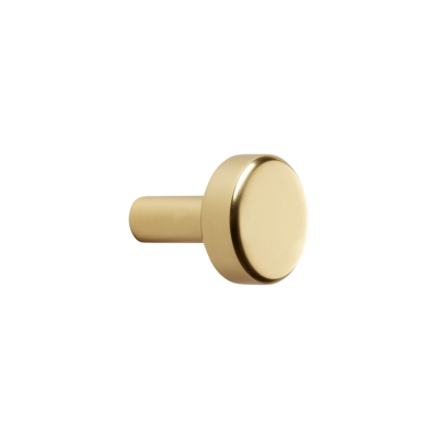 a gold cabinet knob
