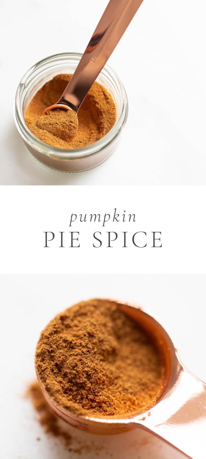 pumpkin pie spice in measuring cup