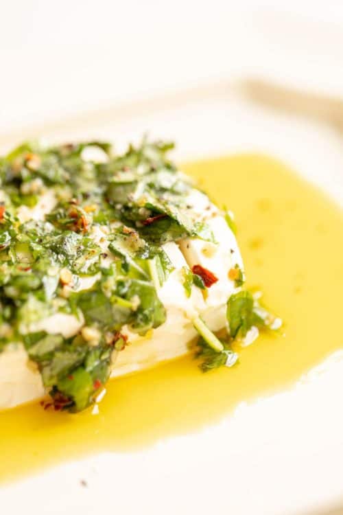 marinated cheese recipe | easy cream cheese appetizer
