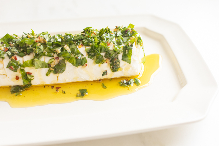 Marinated Goat Cheese Appetizer Julie Blanner