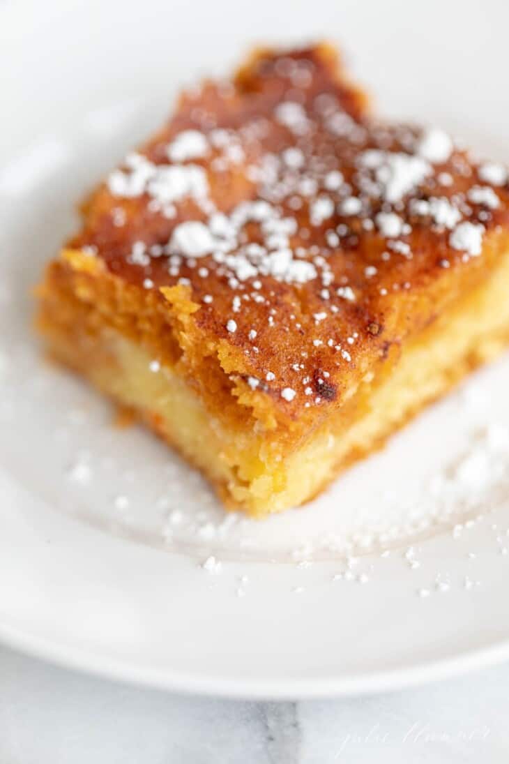 Pumpkin Gooey Butter Cake | Julie Blanner