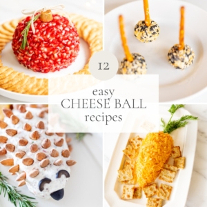 Discover 12 irresistible recipes for cheese balls.
