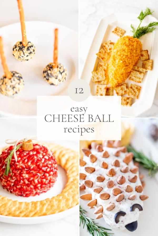 12 easy cheese ball recipes.