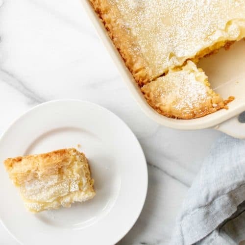 St. Louis Gooey Butter Cake (Made With Cake Mix) | Julie Blanner