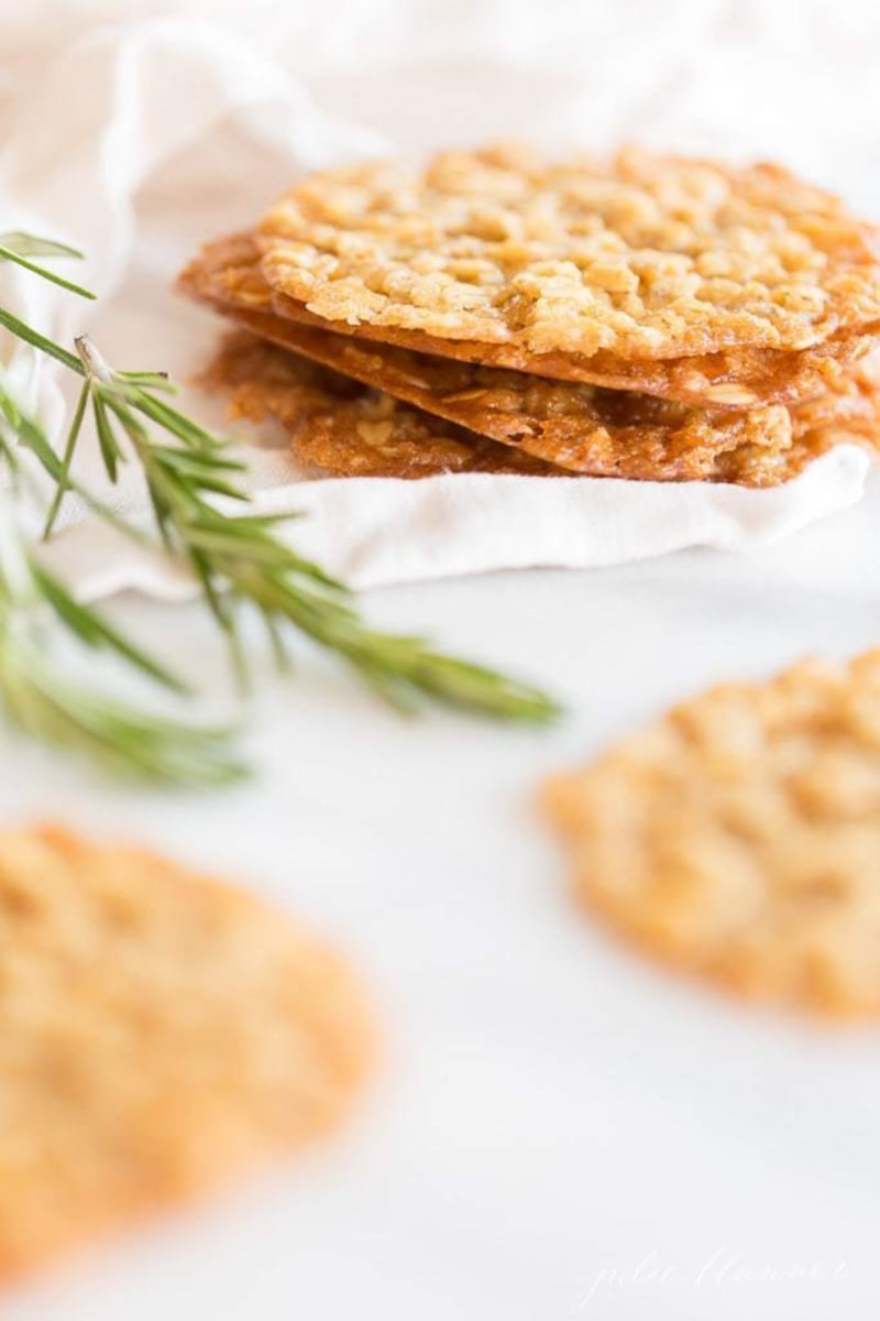 Easy and Amazing Oatmeal Lace Cookies | Julie Blanner