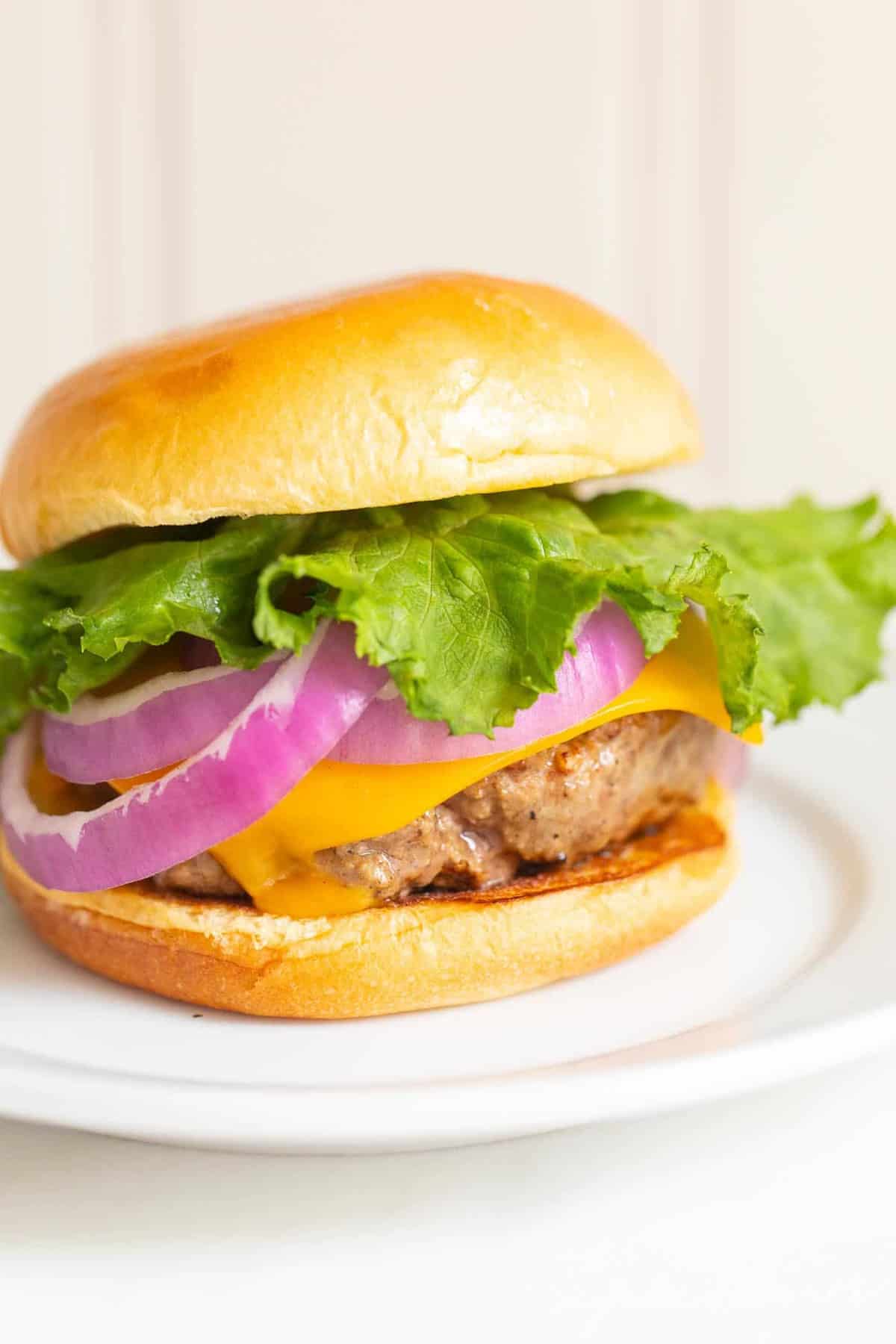 Juicy Indoor Burgers + Sauce » Kay's Clean Eats %