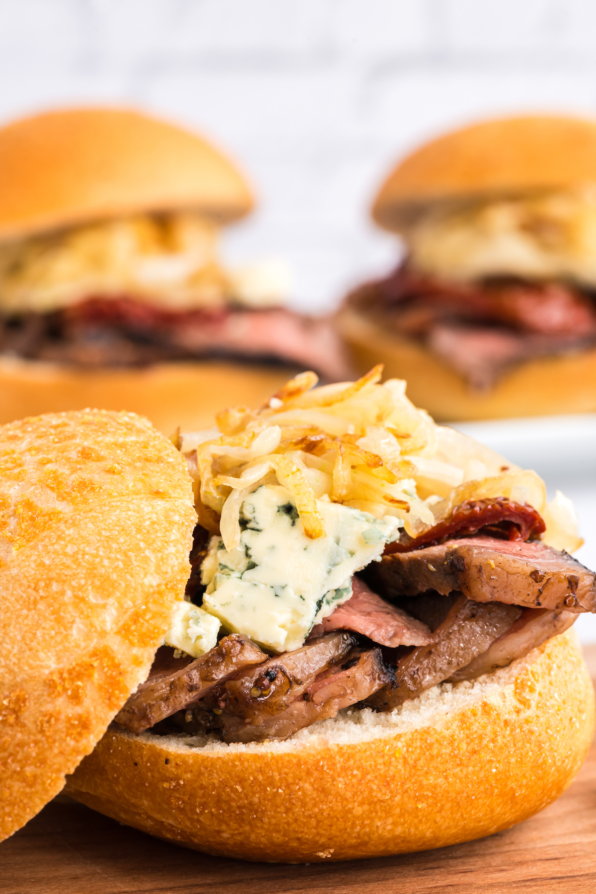 Easy Dinner: Grilled Flank Steak Sandwiches (& White Cheddar Spread!)