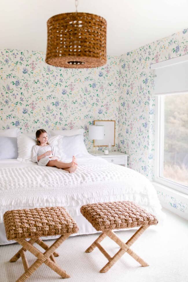 How to Decorate a Room with Dated Wallpaper (No Removal Necessary!)