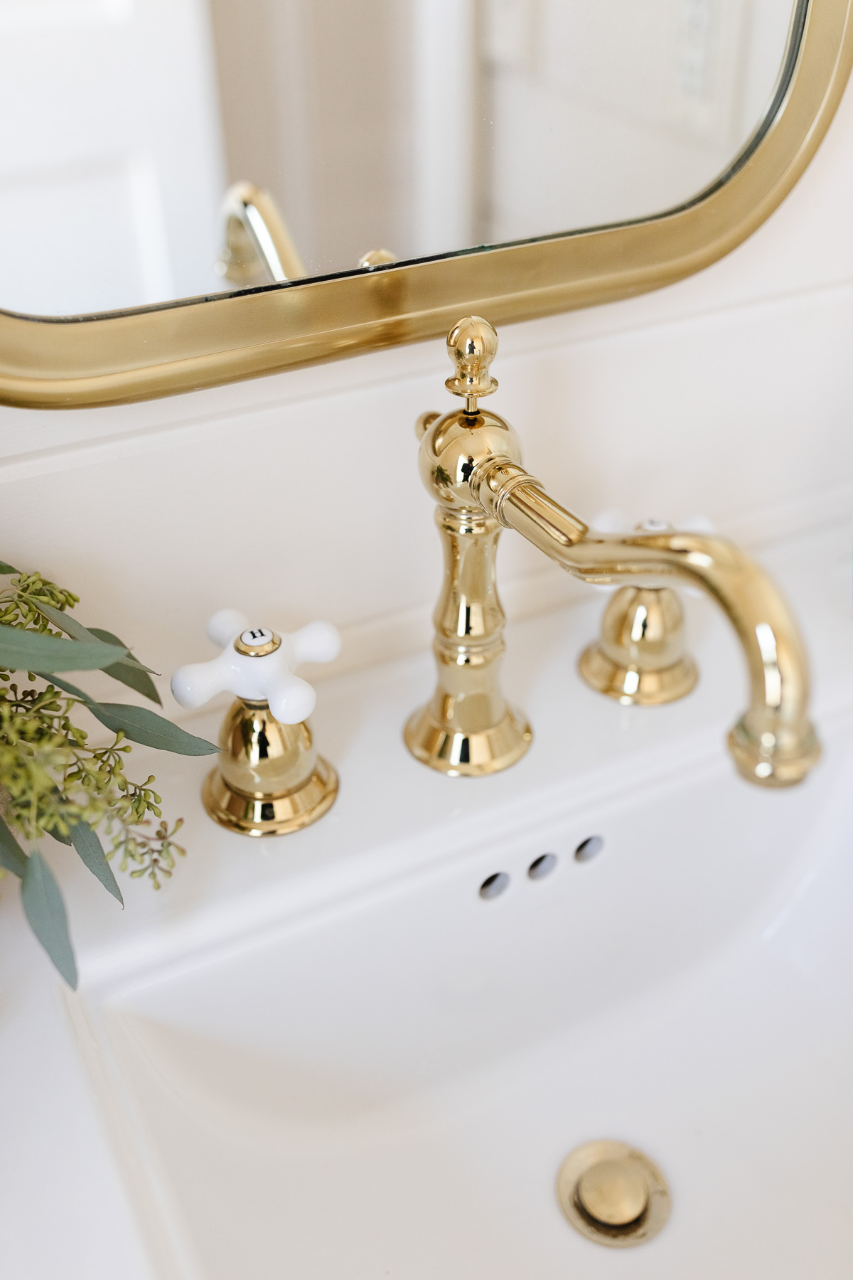 widespread brass faucet