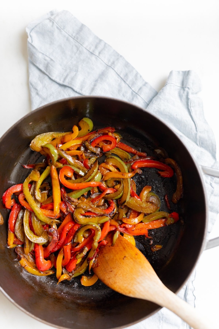 Simple Sautéed Peppers | Julie Blanner