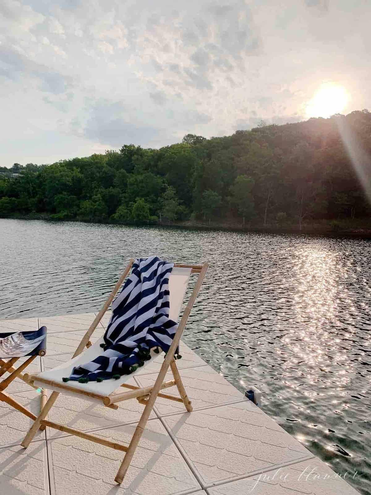 table rock lake sunrise