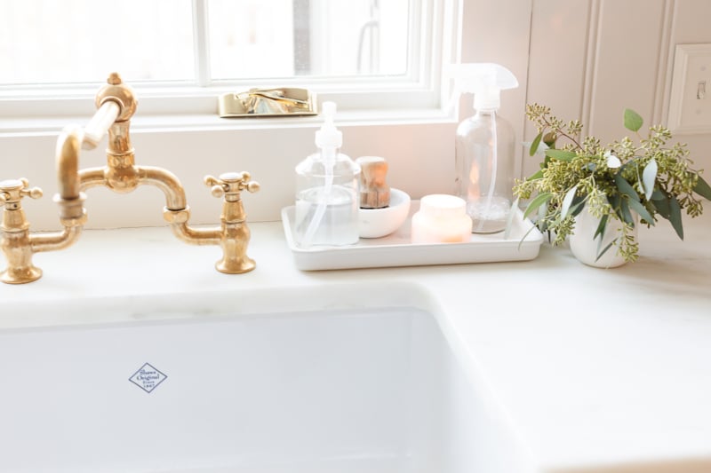 Unlacquered Brass Faucets | Julie Blanner