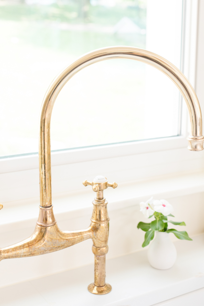 Unlacquered Brass Kitchen Faucets Julie Blanner
