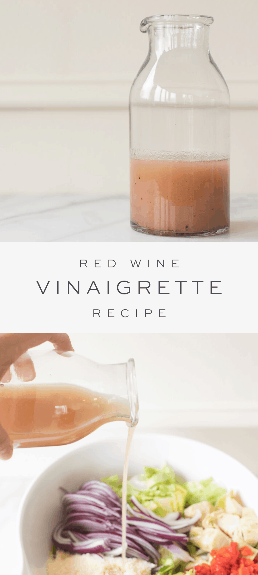 Red Wine Vinaigrette Recipe Salad Dressing Julie Blanner