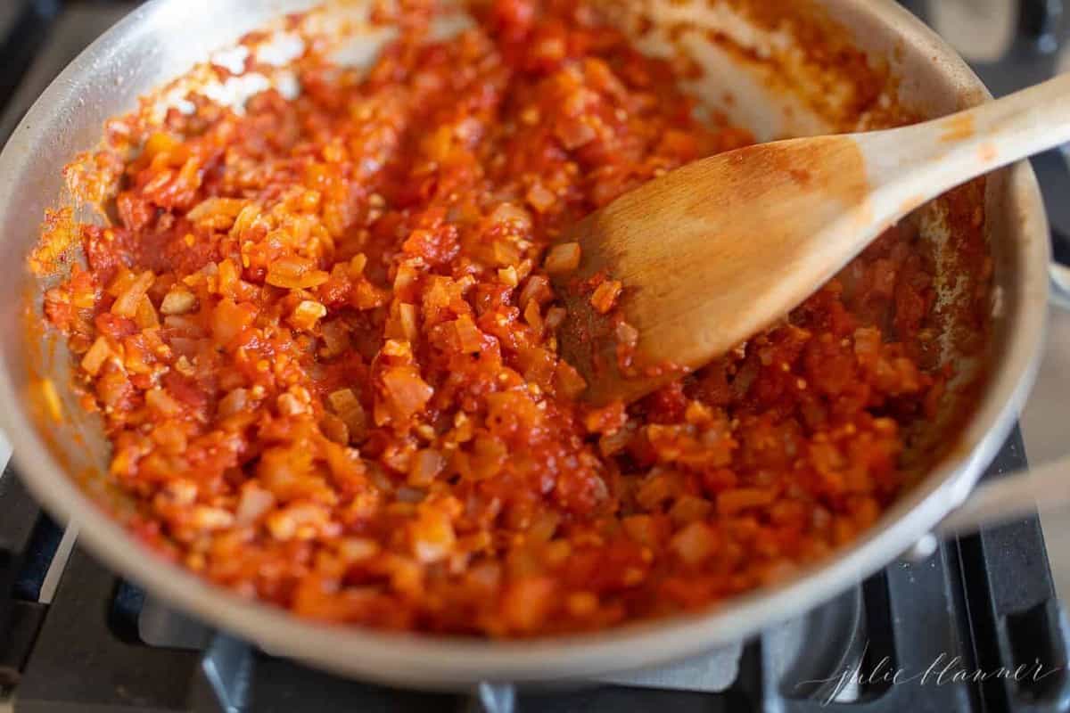 Rich and Flavorful Easy Bucatini with Amatriciana Sauce Julie Blanner