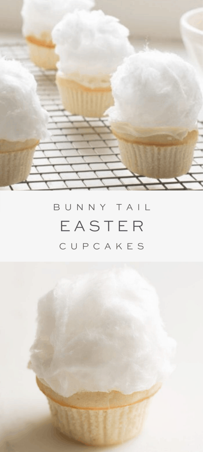 bunny tail cupcakes