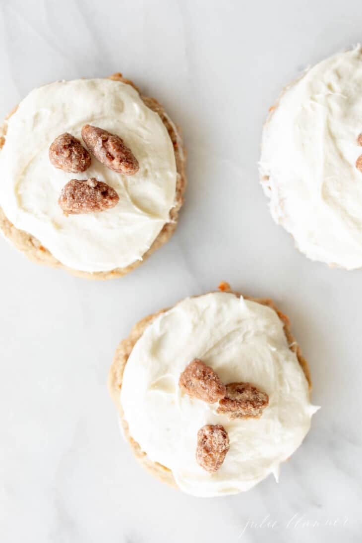 Soft and Fluffy Carrot Cake Cookies | Julie Blanner