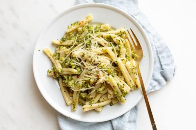 Light And Easy Broccoli Pasta Recipe | Julie Blanner