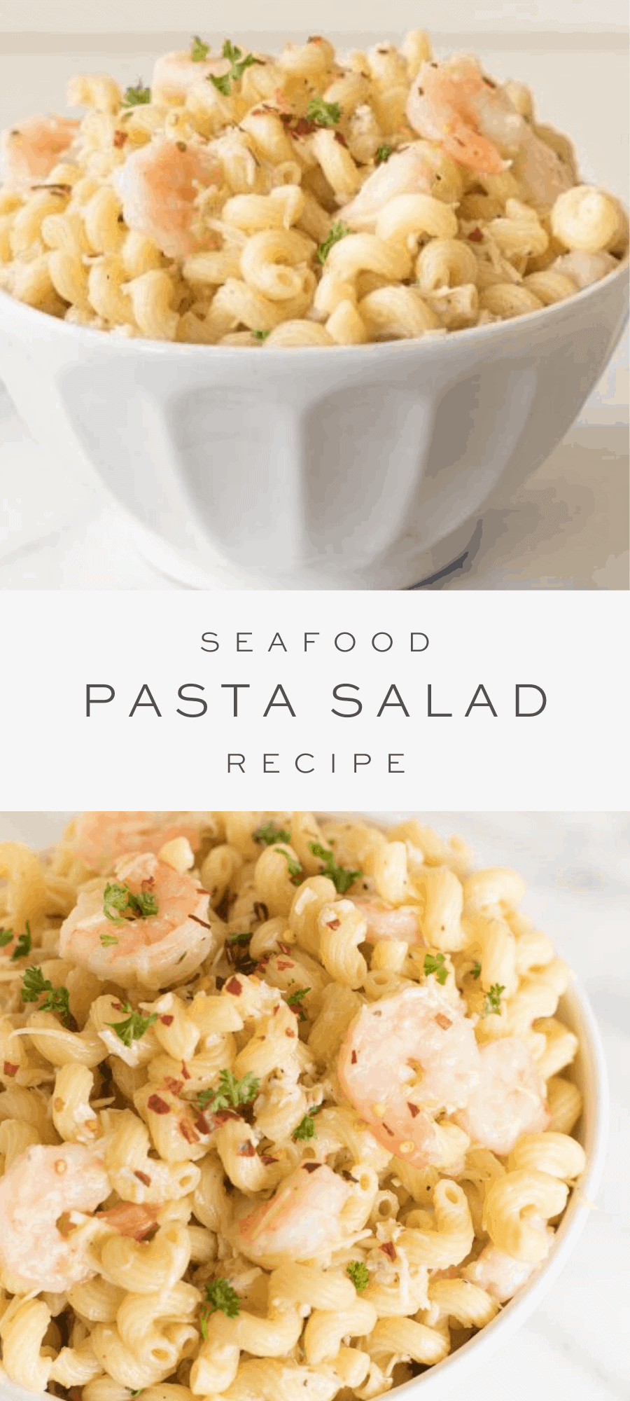 Seafood Pasta Salad | Julie Blanner