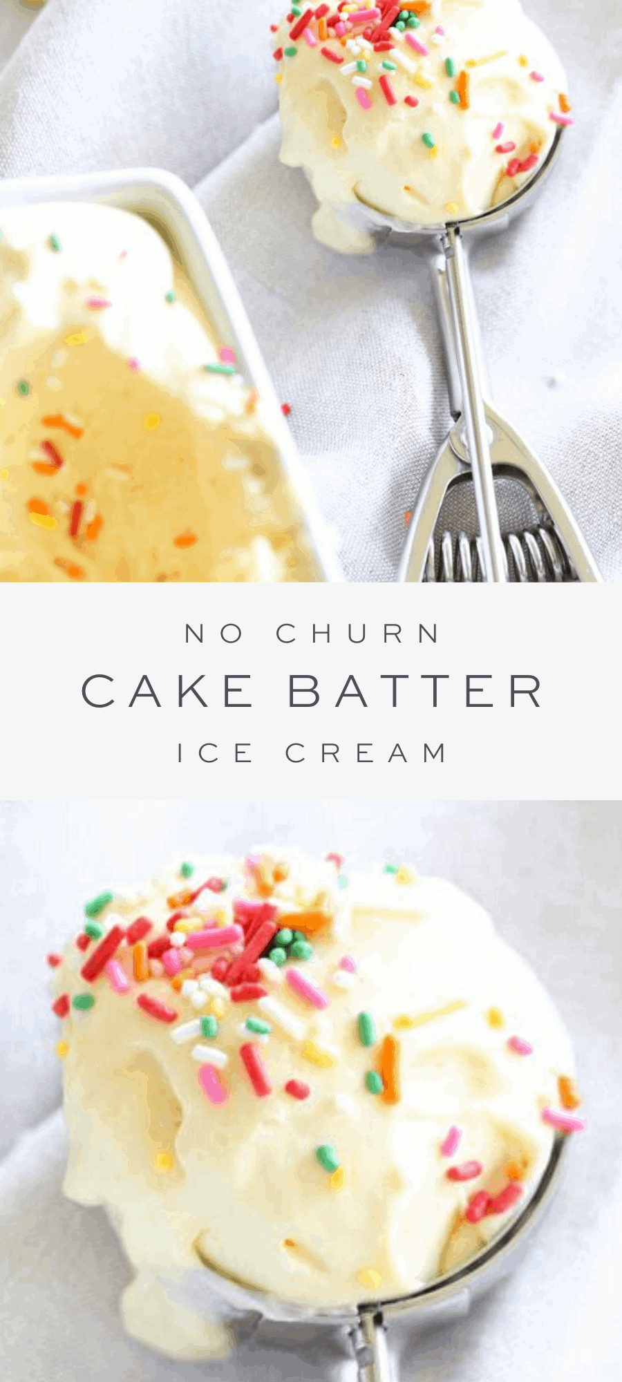 Cake Batter Ice Cream Julie Blanner