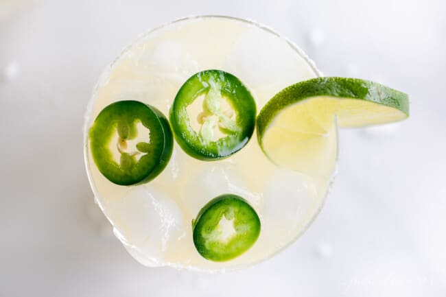 Simple and Spicy Jalapeño Margaritas | Julie Blanner