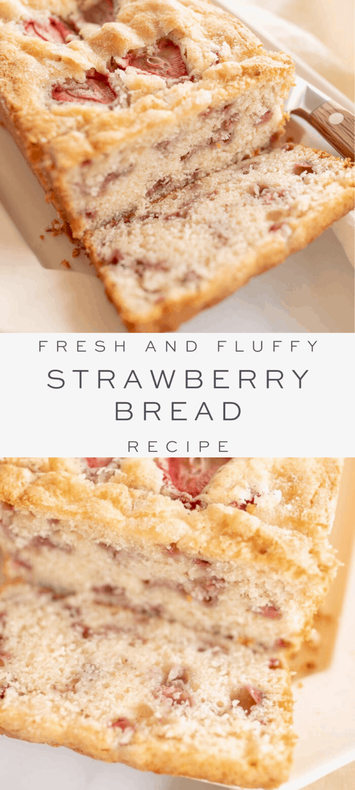 Fresh And Fluffy Strawberry Bread Recipe | Julie Blanner