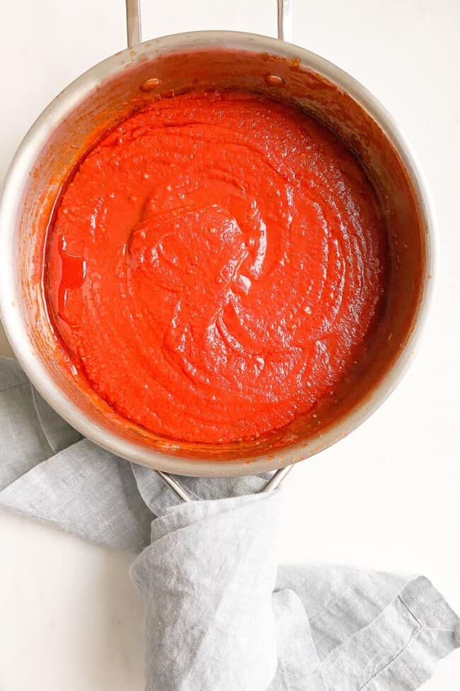 Classic Homemade Pizza Sauce Recipe | Julie Blanner