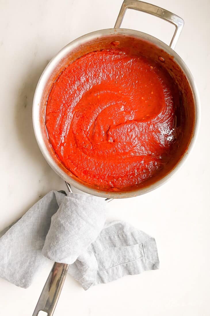 Classic Homemade Pizza Sauce Recipe | Julie Blanner