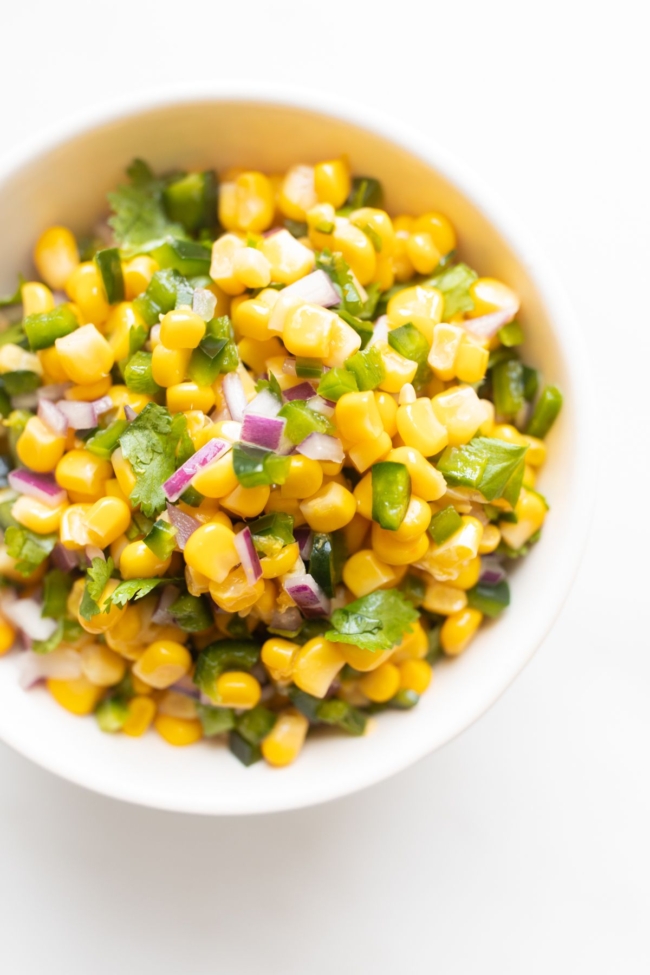 The Easiest Chipotle Corn Salsa Recipe Julie Blanner