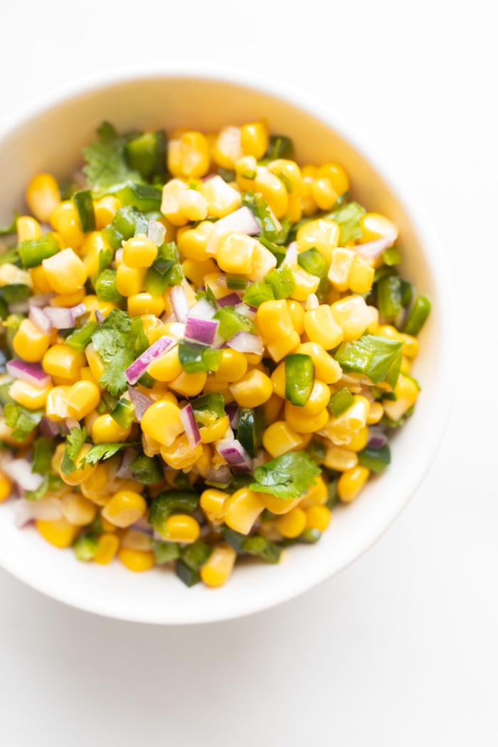 The Easiest Chipotle Corn Salsa Recipe Julie Blanner