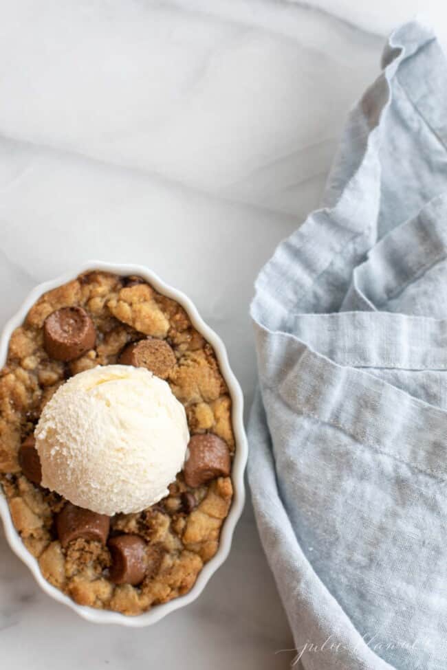Salted Caramel Chocolate Chip Cobbler Julie Blanner