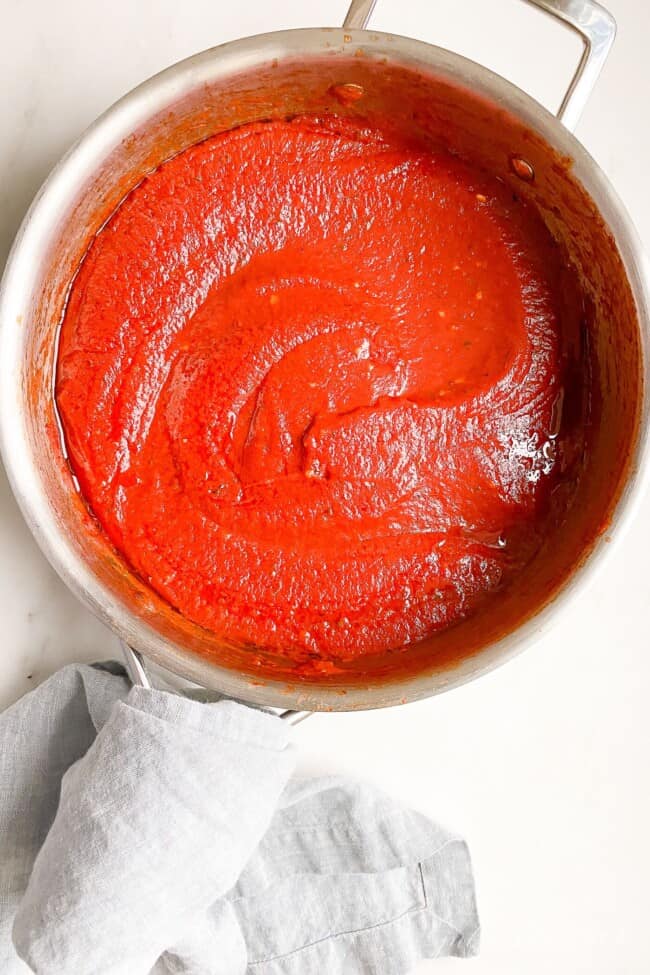 Classic Homemade Pizza Sauce Recipe | Julie Blanner