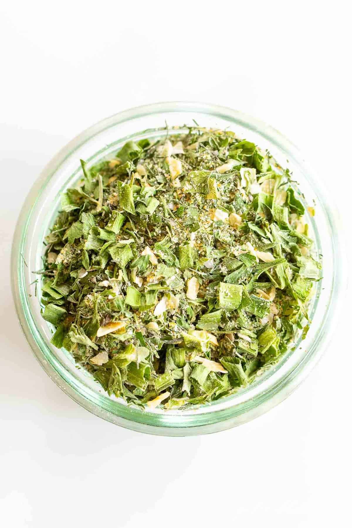 overhead of herbs