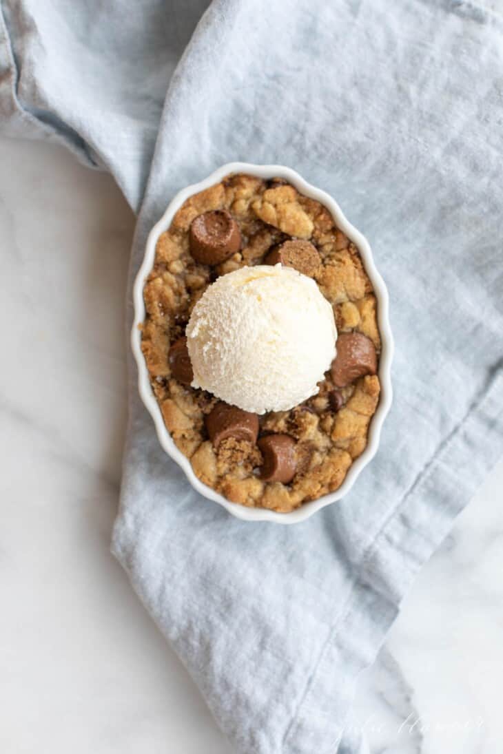 Salted Caramel Chocolate Chip Cobbler Julie Blanner